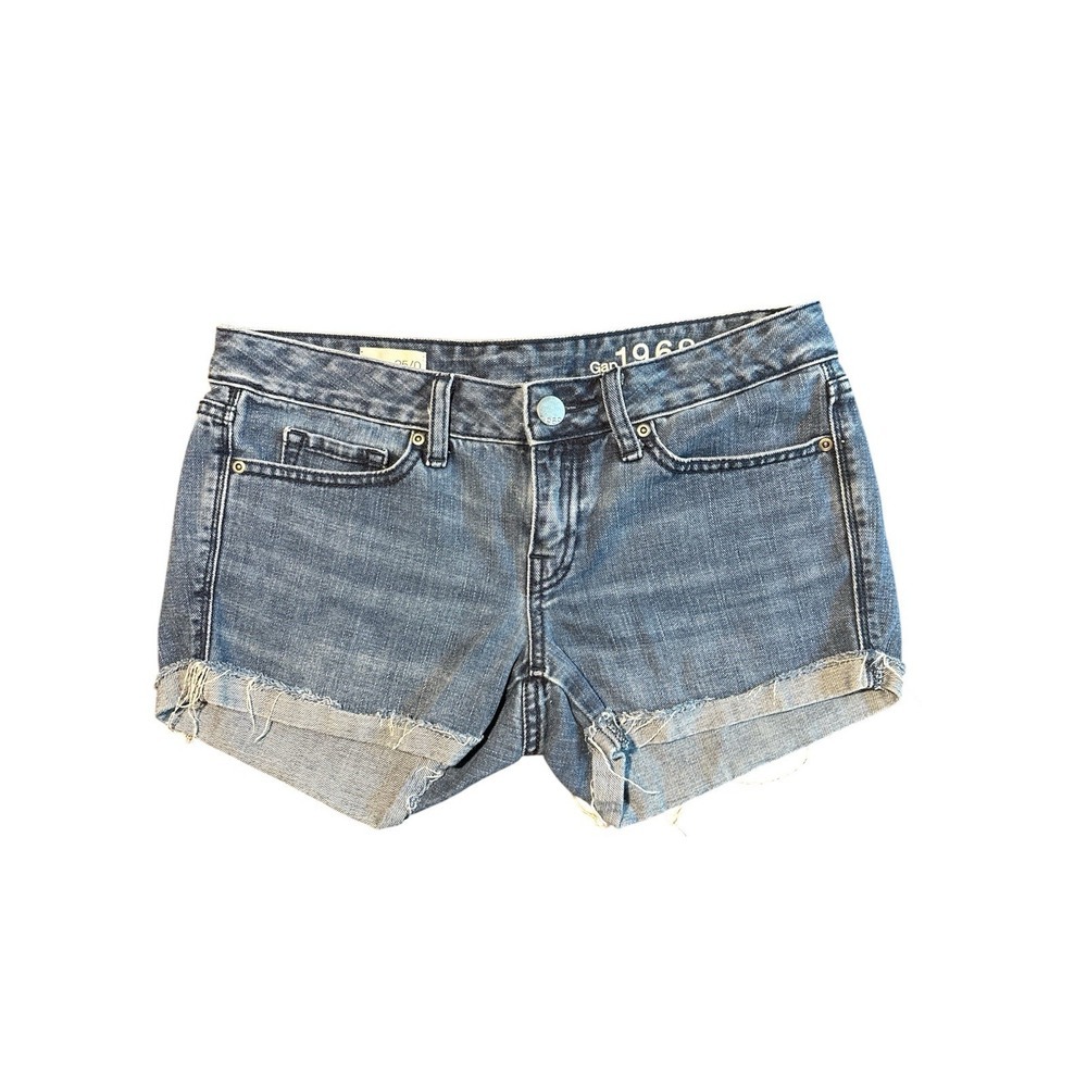 Gap Womens Shorts Size 25/0 Blue Wash 1969